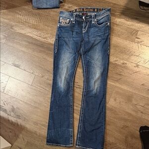 Rock Revival Faded Indigo Bootcut Jeans